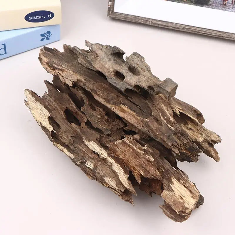 New Wood Aquarium Decor, Driftwood Water Feature Ornamental Accessories For Fish Tanks With Natural Holes Suitable For Shrimp