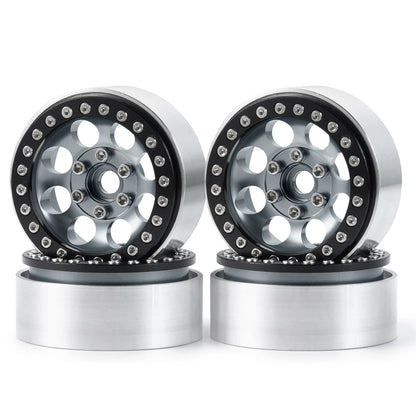 AXSPEED Aluminum Alloy 1.9 inch Beadlock Wheel Rims Hubs 27mm for TRX-4 D90 Axial SCX10 CC01 1/10 RC Crawler Car Truck Parts