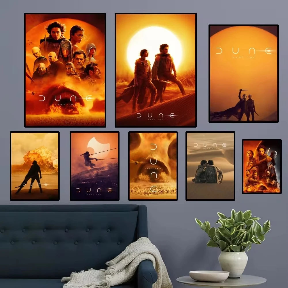 Dune Part Two Poster Home Room Decor Livingroom Bedroom Aesthetic Art Wall Painting Stickers