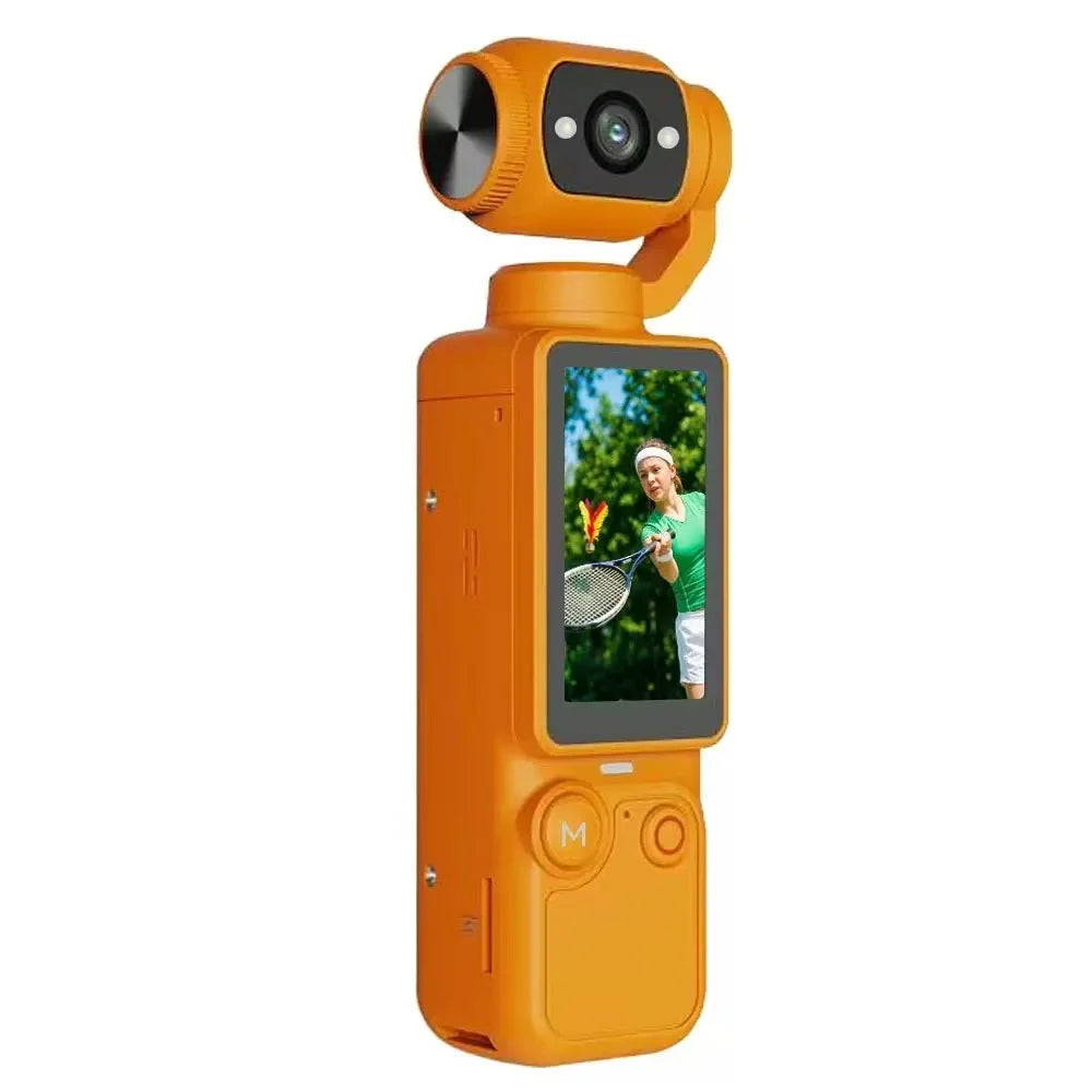 New Action Camera 4k Handheld Pocket Digital Camcorder 3-axis Gimbal Stabilization IR Night Vision Vlog Videos Camera For Gift