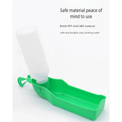 Portable Pet Dog Water Bottle Outdoor Feeder Dispenser Drinking Bowl for Small to Large Dogs And Cats - Pet Supplies