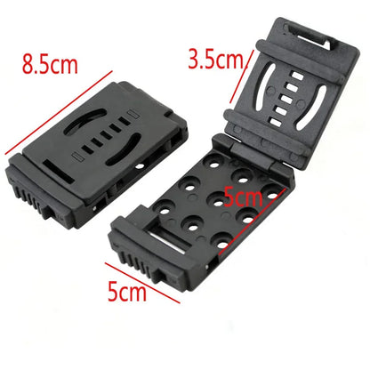 Multifunction K Sheath Kydex Waist Belt Clip Hunting Knife Scabbard Kit Tek Lok Belt Clamp Belt Mag Gun Holster Waist Back Clip