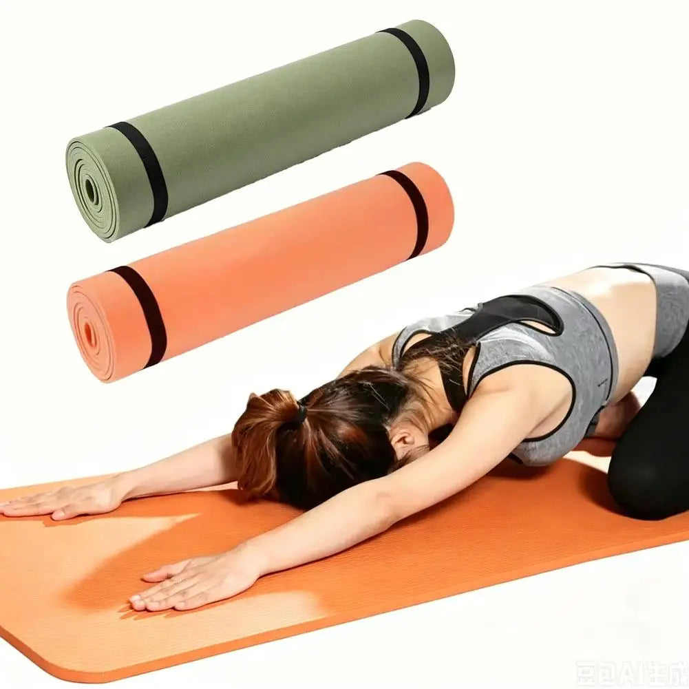 Thick Anti-Slip EVA Yoga Mat Comfort Foam Fitness Mat for Yoga Pilates Home Gym Workout
