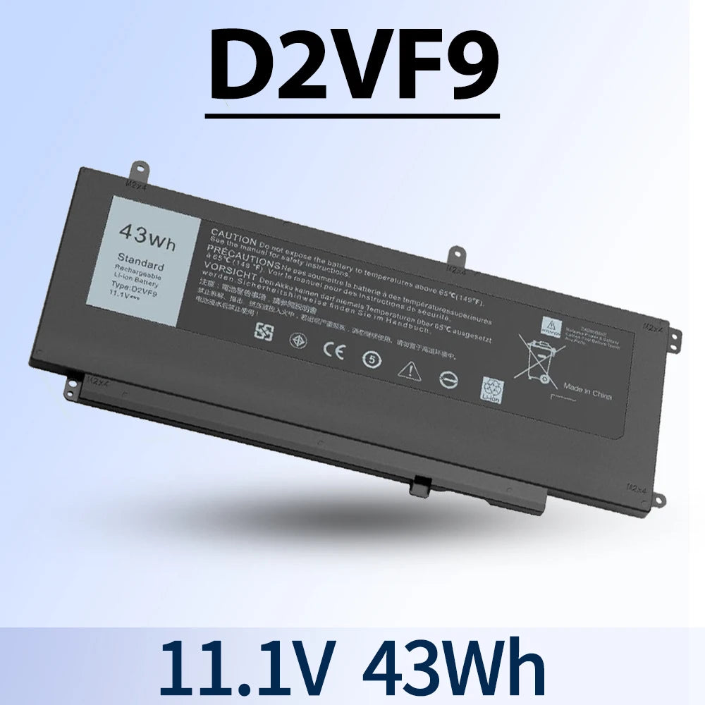 P41F P68G 0PXR51 PXR51 0YGR2V New Laptop Battery D2VF9 for Dell Inspiron 15 7547 7548 7549 7537 Vostro 14 5459 5459D G05H0
