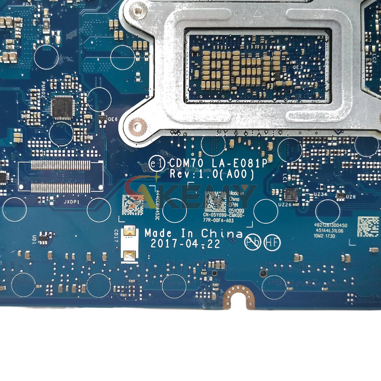 CDM70 LA-E081P For Dell Latitude 5480 E5480 Laptop Motherboard With i3-7100U CPU Notebook Mainboard 100% Fully Tested