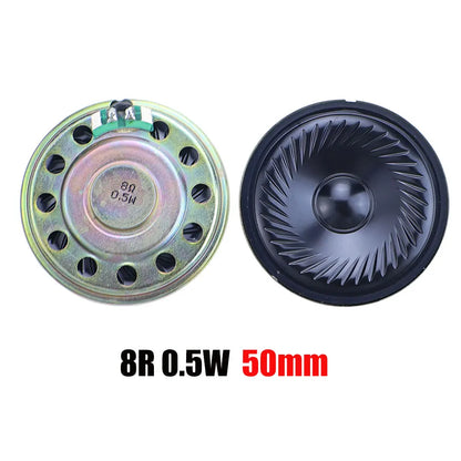 2PCS 8R 32R 0.5W 1W 2W Mini Speaker 8 Ohm 32 Ohm Loud Speaker Diameter 20mm 23mm 26mm 28mm 30mm 32mm 36mm 40mm 45mm Loudspeaker
