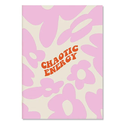 Colorful Danish Pastel Canvas Painting Aesthetic Poster Cherry Plaid Smiley Flower Butterfly Print Wall Art Nursery Home Decor
