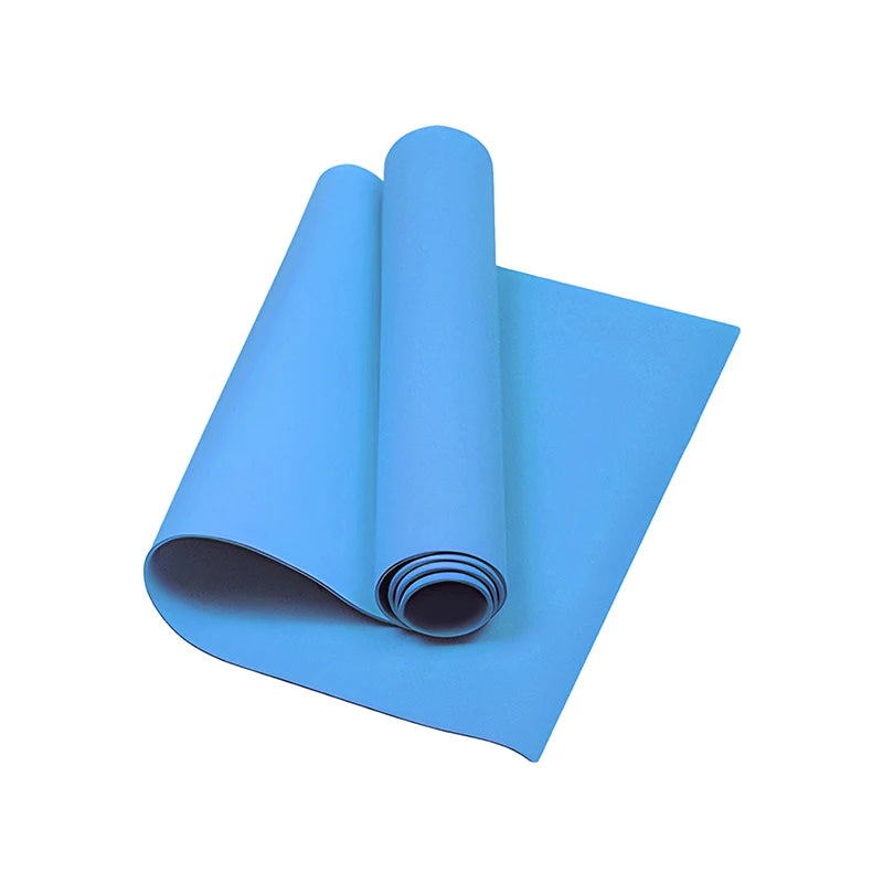 4MM Thick EVA Non-slip Yoga Mat Portable Sports Fitness Mat Home Gym Exercise Pilates Gymnastics Workout Blanket