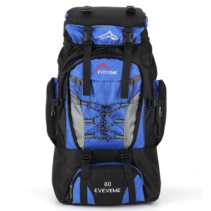 80L wasserdichter Wanderrucksack, Campingrucksack, Trekkingrucksack, großer Reiserucksack für Herren, Outdoor-Sport- und Bergsteigerrucksack