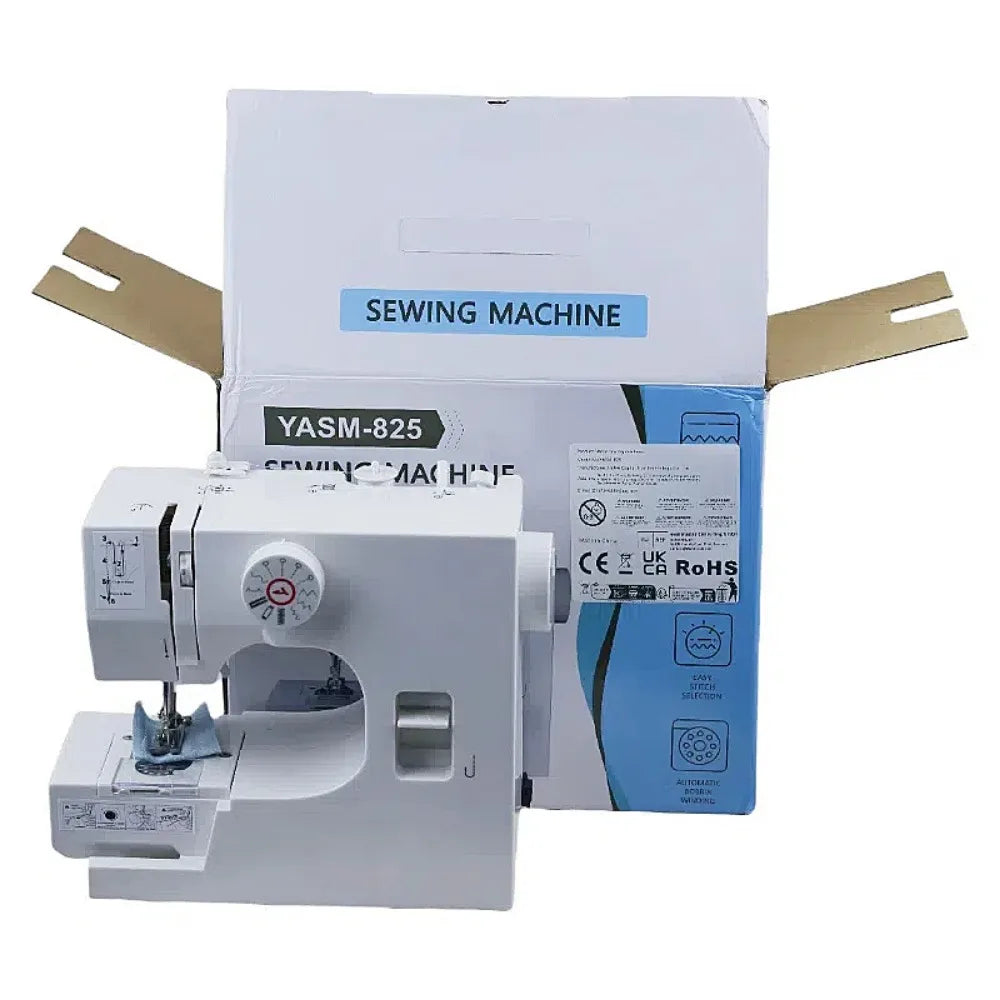 Semi-Auto Sewing machine, Household Fully Automatic,Mini, Multifunctional electric, Portable Sewing and Sewing Machine 6V 1200mA