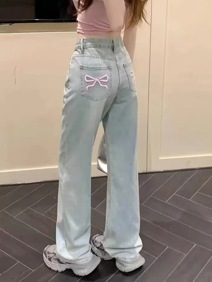 2000s American Vintage Pants Women Casual Y2k Thin Sportwear Y2k Clothing Retro Trouser Casual Chic Retro Harajuku Jeans Female