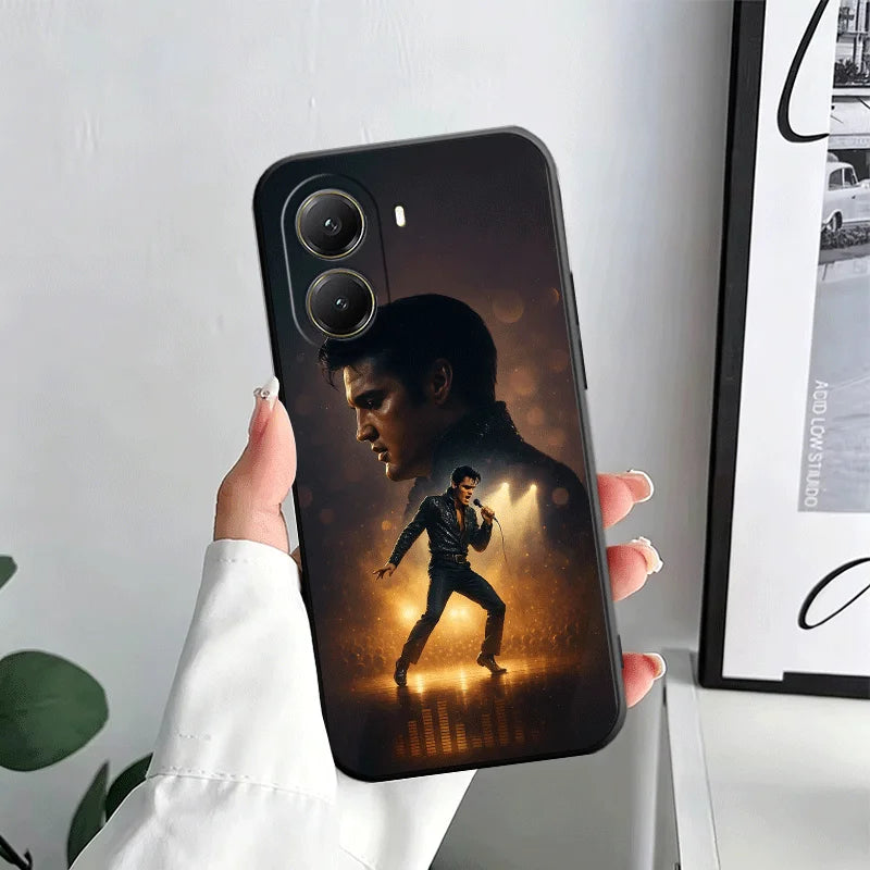 Soft Phone Case For Xiaomi Poco M7 M8 X7 X8 Pro Max X5 X3 Singer E-Elvis P-Presley X6 M6 M5S F8 F7 Redmi 15 15C 14C 13C 15T 17T