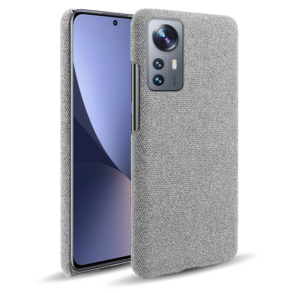 Cloth Case For Xiaomi 12 Pro For Xiaomi 12 Pro Civi Mi 11 10 9 8 Pro Luxury Cloth Texture Case For Mi Max 2 3 Mix 2 2S 3 4 coque