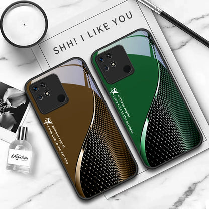 Gradient flowing light For Xiaomi Mi 9 SE 12 12T 13 13T 14 Pro 11 A3 2 6X Pocophone F1 10T Lite 5G Mix 2S Black glass phone case