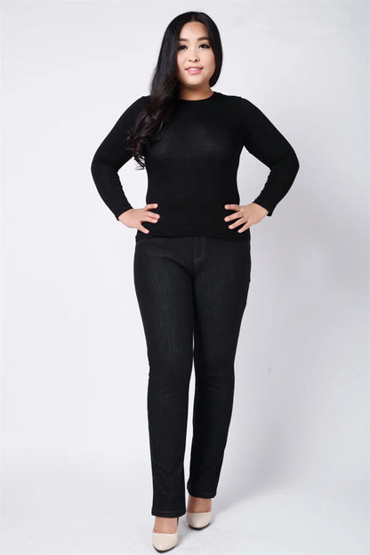 High Waisted Slim Fit Jeans Female Stretched Plus Size 150KG 6XL 7XL 8XL 9XL 5XL Lady150KG Denim Pants Oversized Women Trousers
