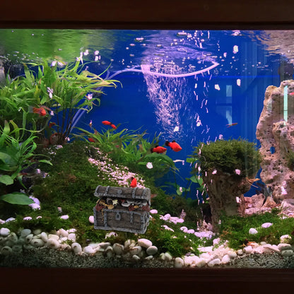 Aquarium Decor Small Fish Ornaments Figurines Resin Decoration Decorative Statues Landscape Centerpiece