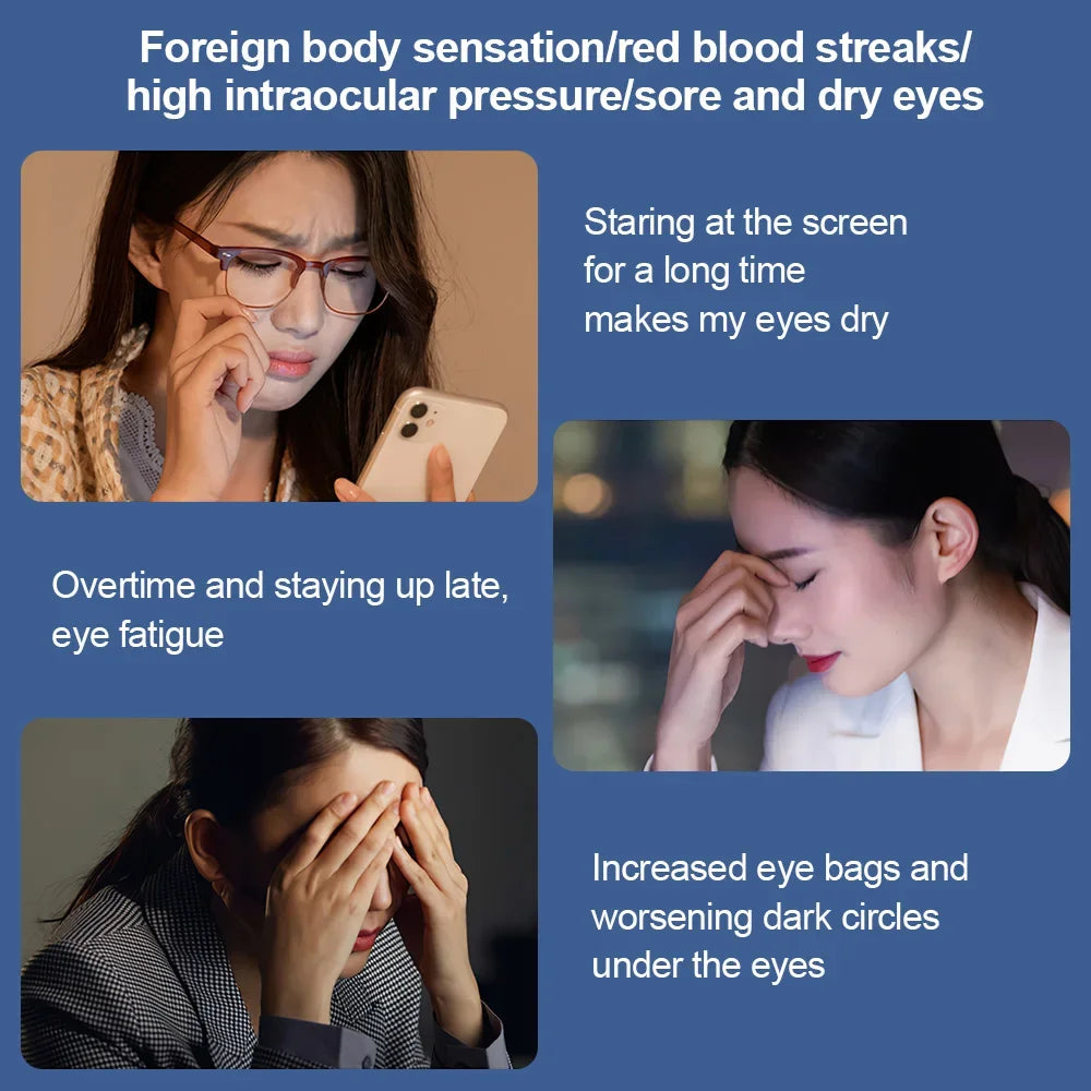 Portable Eye Massager with Heating and Mist Function Effectively Relieves Eye Fatigue and Dry Eye Syndrome Smart Eye Care Device