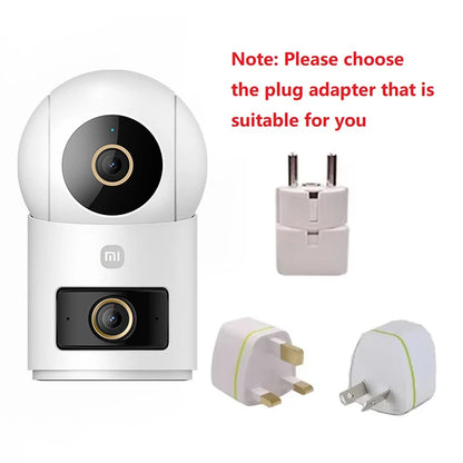 NEW Xiaomi Smart Camera 4 Dual-Lens Edition Dual 5MP Cameras 3K Ultra HD Quality Home Surveillance Infrared Night Vision Camera