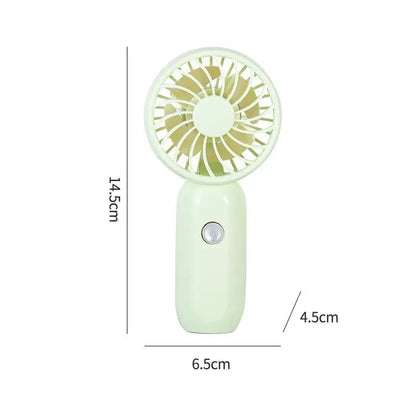 Portable Fan Creative Small Fan Pocket Hand-held Fan Lightweight Adjustable Cute Handheld Outdoor Fan Air Cooler Students Gift
