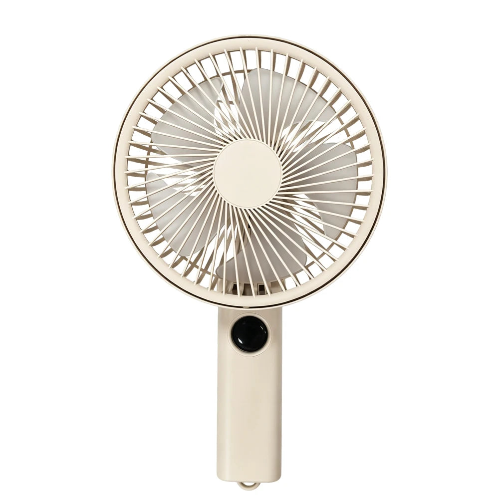 Portable Handheld Fan Folding Camping Fan 3600mAh Desktop USB Rechargeable Fan 199 Speed Powerful Wind Portable Outdoor Hand Fan