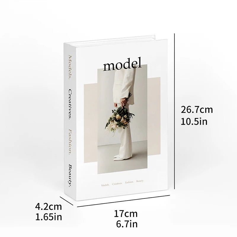 Fashion Fake Books Decoration Luxury Decorative Book Living Room Decor Simulation Book Home Decor Aesthetic Room Ornament