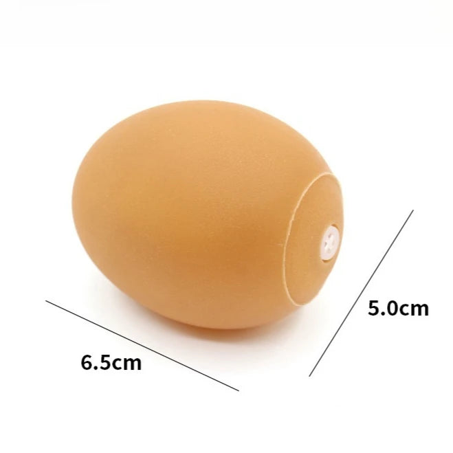 4Pcs Squeaky Egg Pet Chew Toys, Thermoplastic Rubber Interactive Balls, Teething Toys for Dogs and Cats