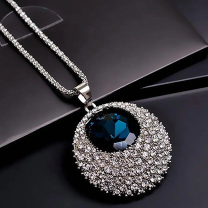 Chain Necklace Pendant Necklace Women Sweater Necklace Imitation Crystal Necklace for Women Jewelry Gifts Necklace on Neck 2023