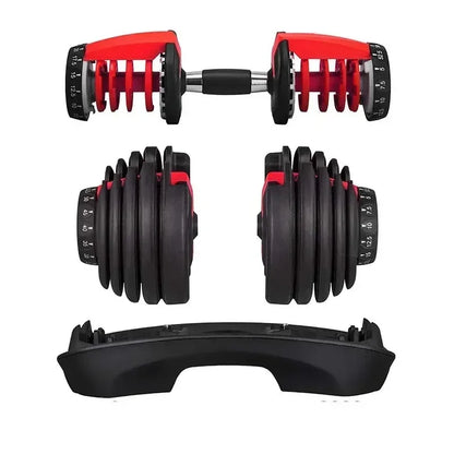 VEVOR Adjustable Dumbbell 24/40KG 52.5/90LBS Fitness Equipment Training Arm Muscles Dumbbell SET Adjustable Home Trainning