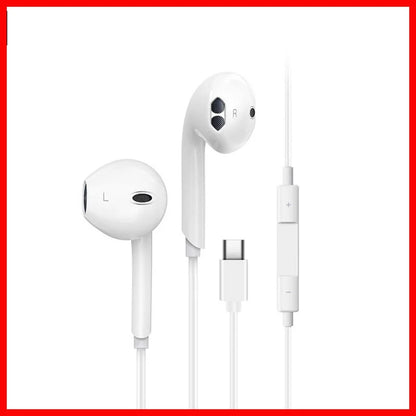 Original Wired  Earphones For iPhone 15 14 13 12 11 Pro Max XR XS 8 Plus In-Ear Headphones Headset Accessories