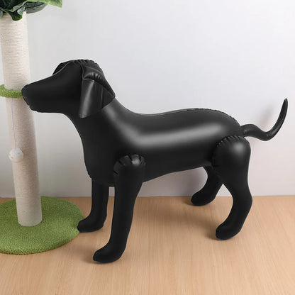 2Pcs Pet Clothing Display Dog Mannequins PVC Standing Dog Apparel Display for Shops Mannequins Standing Models