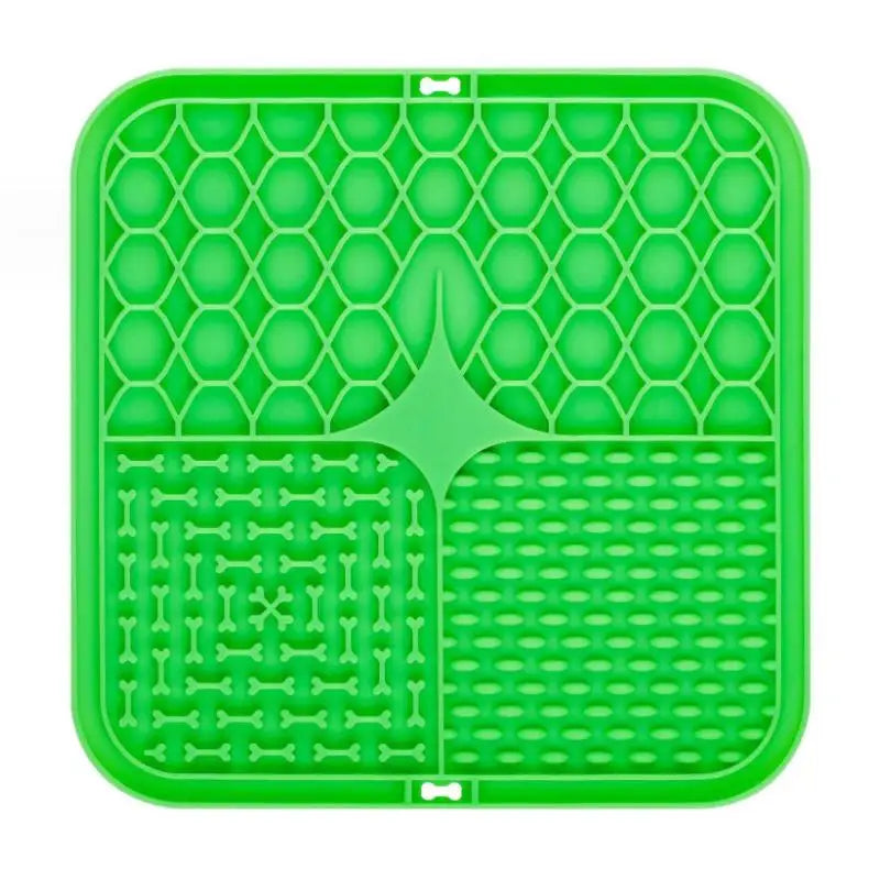 Pet Lick Silicone Mat Dogs Pet Slow Food Plate for Dog Bathing Distraction Silicone Dog Sucker Food Training Dog Feeder Supplies