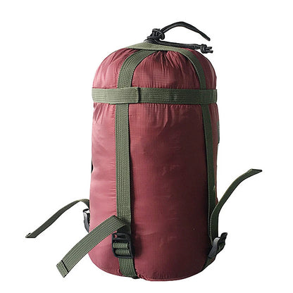 Outdoor Camping Sleeping Storage Bag 38*18cm Waterproof Compression Stuff Sack Drawstring Design Nylon Pack EDC Equipment