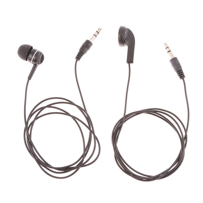Single Side Earphone Mono Earbuds in Ear Noise Isolating Headphone 3.5mm Plug Reinforced Cord for Android Phone MP3 Players