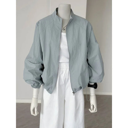 Sunscreen Clothes for Women Thin Coat Casual Jacket Spring and Summer Outdoor Leisure Versatile Sports Clip