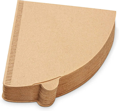 Coffee Filters, 01&02 Cone Filters, Disposable Natural Paper Filters, For Pour Over and Drip Coffee Maker