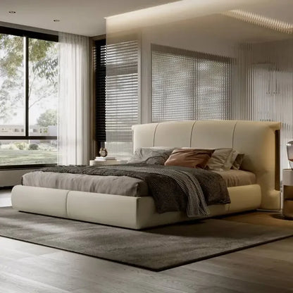 Aesthetic Elegant Double Bed Wooden Modern Bedroom Luxury Twin Bases Bed Queen King House Storage Camas De Dormitorio Furniture