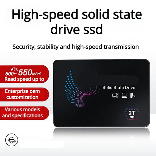 Laptop Desktop Built In Hard Drive 128G 256G Solid State Drive 2.5 Inch 512g 1T Suitable For Laptops And Desktop Computers