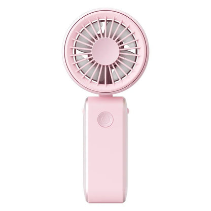 Portable Mini Handheld Fan Usb Rechargeable Foldable Strong Wind 3 Speed For Outdoor Travel Office Personal Cooling Small Gift