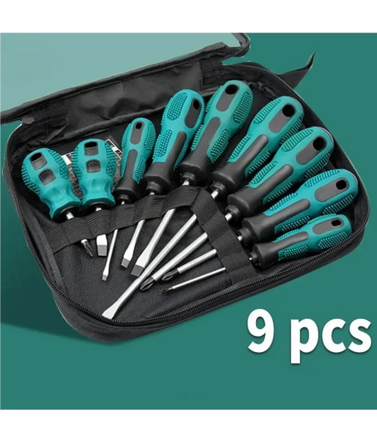 6Pcs Screwdriver Set With Magnetic Household Multifunctional Cross Straight Screwdriver Manual Screwdriver Set Maintenance Tool