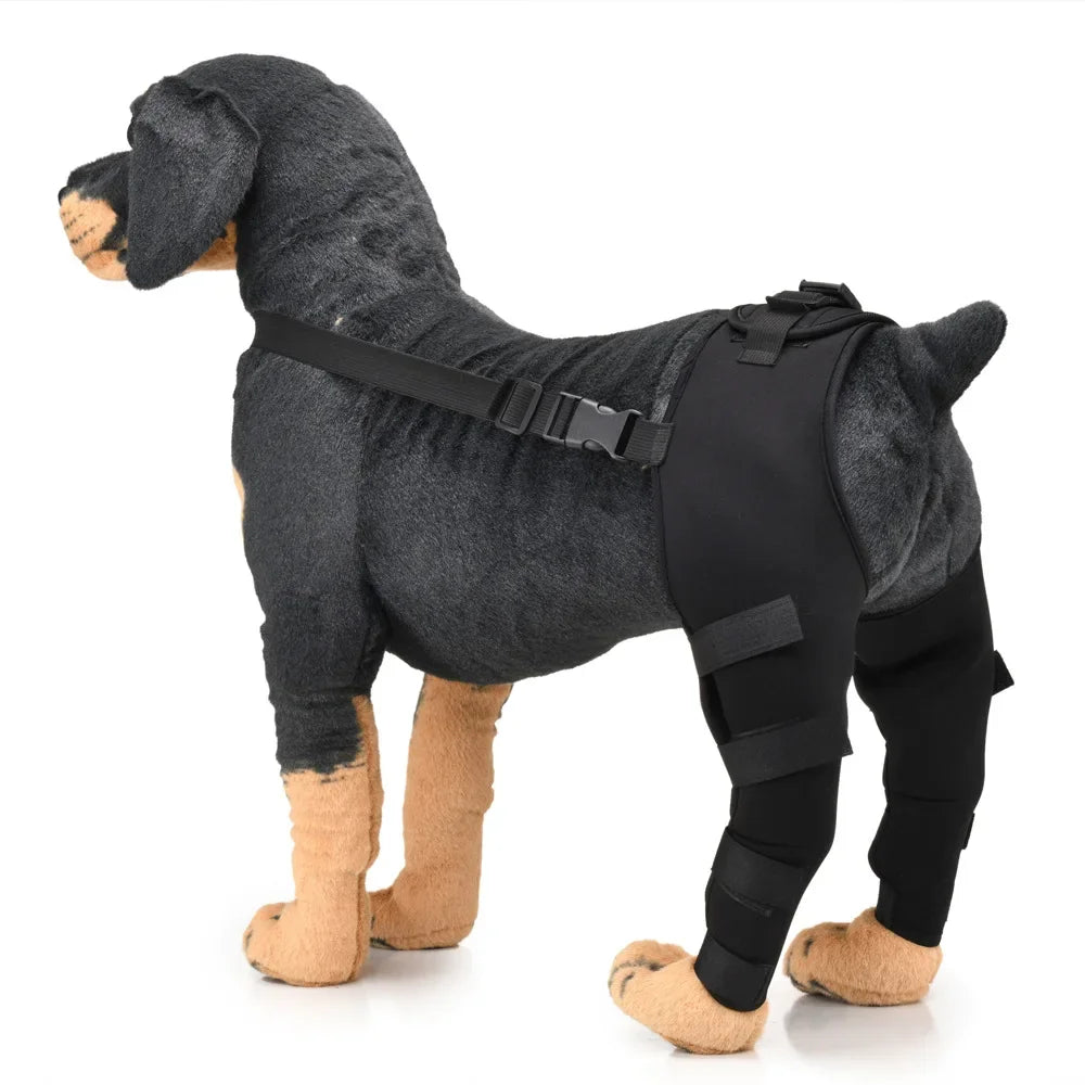 Pet Puppy Knee Pads Dog Back Leg Braces for Injured Dogs Support Brace Injury Joint Wrap Recover Protector Dog Accessories