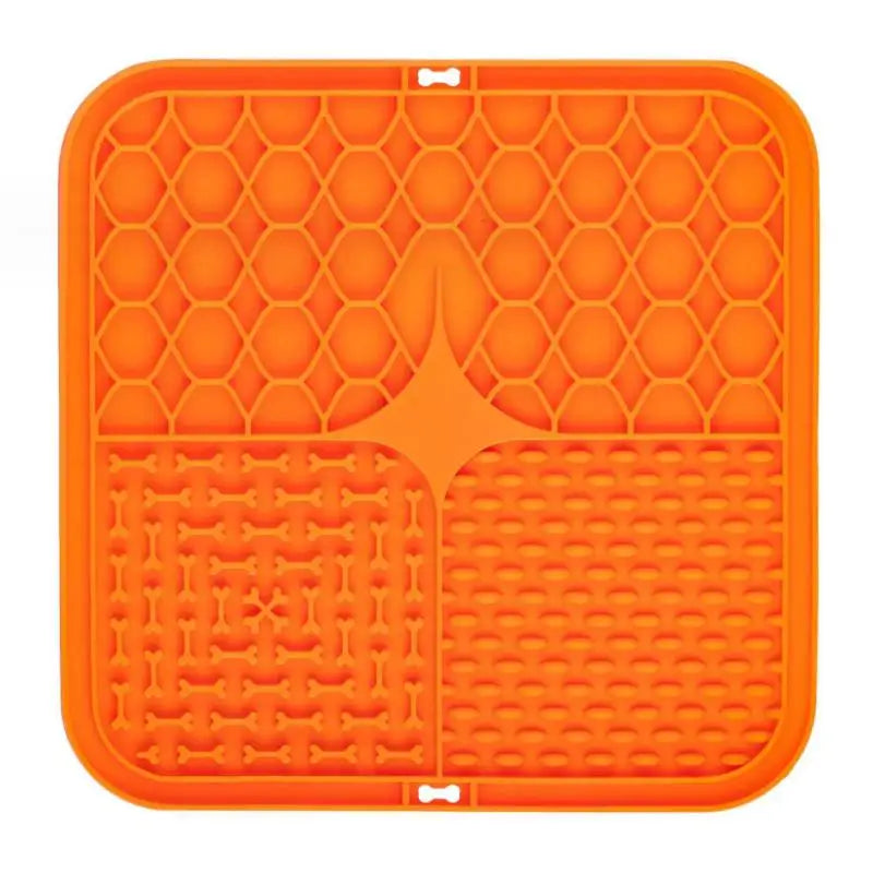 Pet Lick Silicone Mat Dogs Pet Slow Food Plate for Dog Bathing Distraction Silicone Dog Sucker Food Training Dog Feeder Supplies