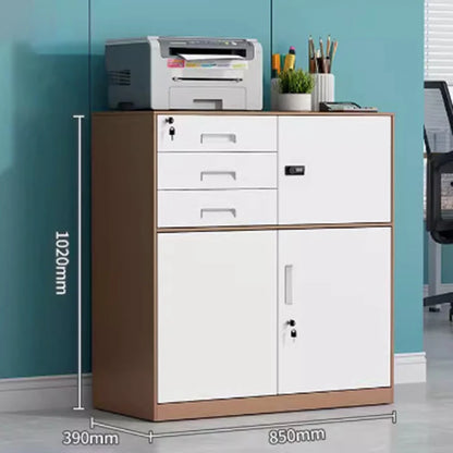 3/4/5 Drawer Office Filing Cabinet Lock Dividers Storage Filing Cabinets Living Room Organizer Cabinet Kitchen Home Furniture