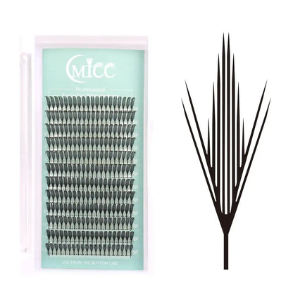 Comic Spire Eyelash Extension Lightweight Feather Premade Fans Eyelashes Extension Tower Top Soft Natural Makeup Lashes