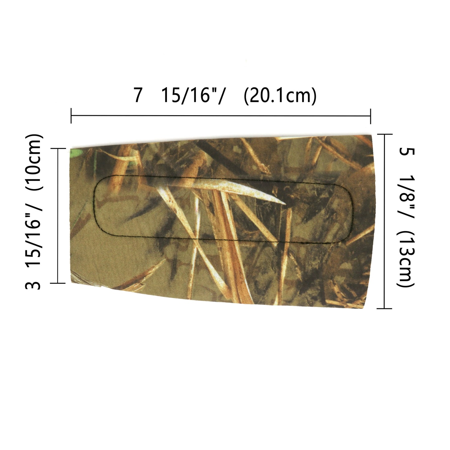 Tourbon Camo Cheek Rest Raiser Neoprene Buttstock Sleeve Non-slip Cover Slip On with 3 Pads Hunting Accessories