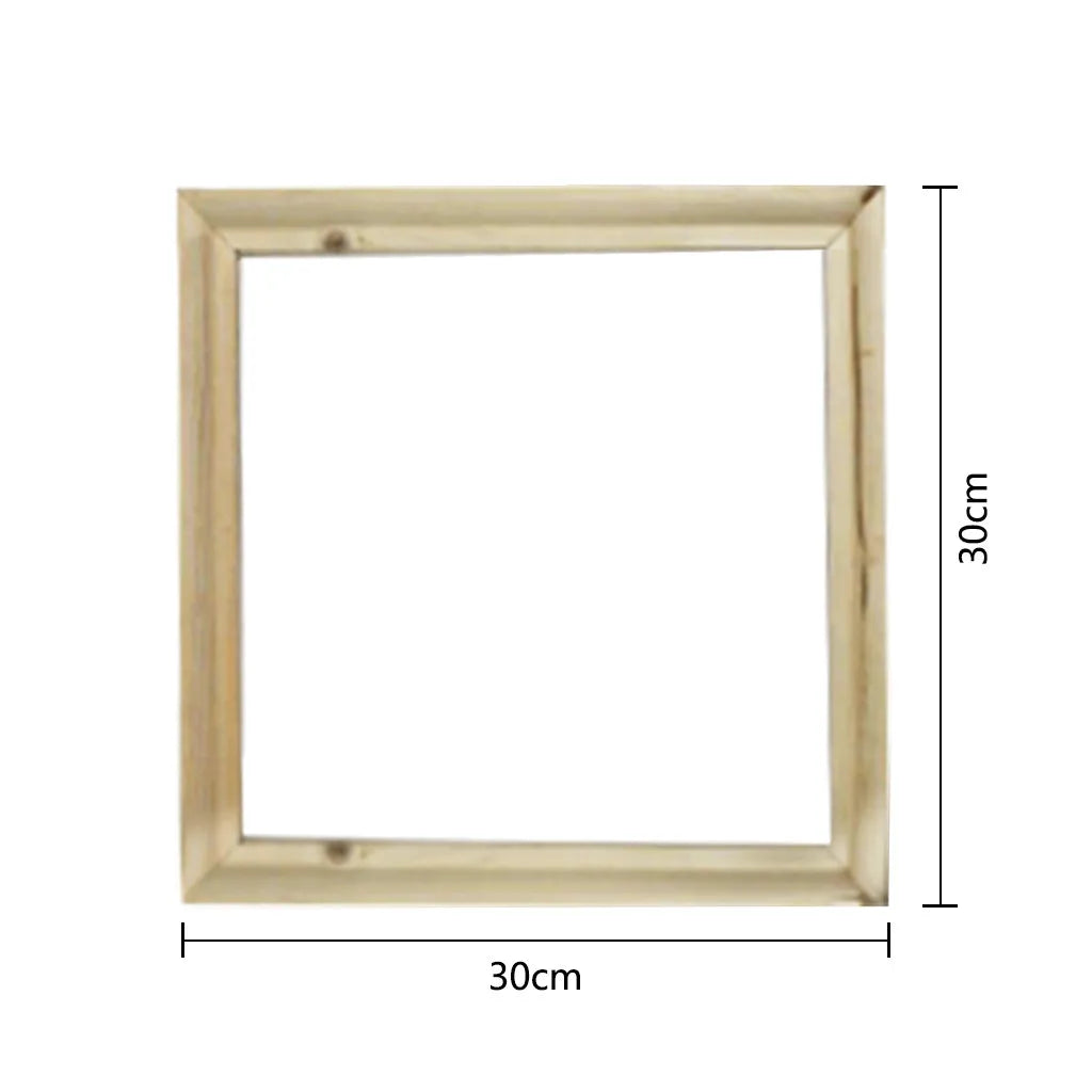DIY Picture Canvas Oil Painting Frame Nature DIY Wood Frame Art Poster Painting By Numbers Photo Frame Craft Home Wall Art Decor