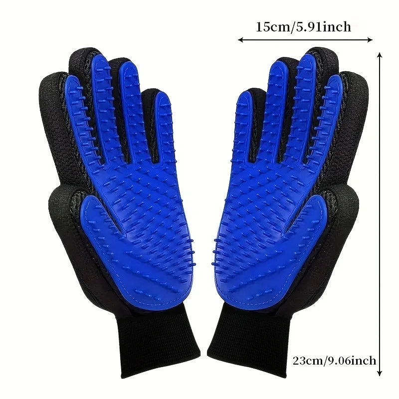 Pet Hair Glove Comb Pet Dog Cat Grooming Cleaning Glove Deshedding Hair remover Massage Brush Animal Supplies Cat Accessoies