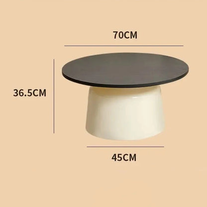 DIY Coffee Table Modern Living Room Combination Furniture Tee Table Nordic Luxury Circular Coffee Tables Art Decoration Tables