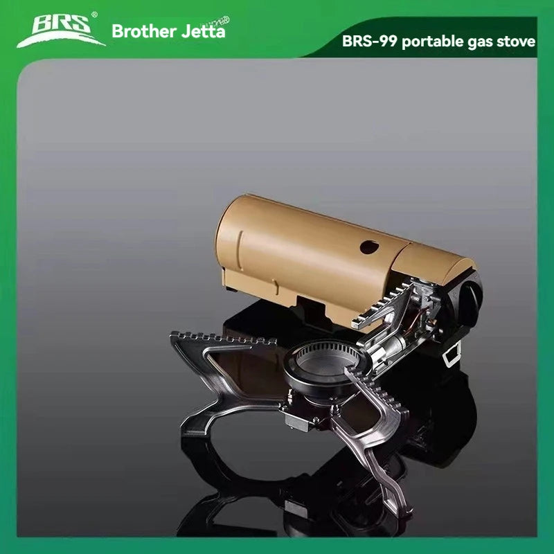 Outdoor Portable Folding Cassette Stove for Camping Butane High-Fire Integrated All-in-One Gas Stove Trekking Accessory
