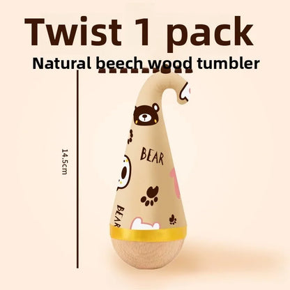 Pet Tumbler Toy For Dogs And Cats Interactive Wobbler Bite Resistant Rotating Toy For Boredom Relief Chewing Play