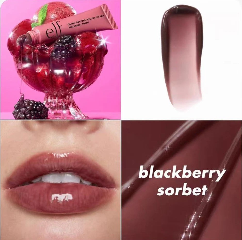 ELF Shimmer Highlight Lip Honey Oil Moisturizes Nourishes Plump Lips and Reduces Lip Lines，The Pre-makeup Gel Moisturizes Glaze